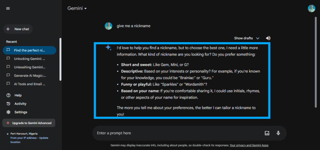 How To Generate Response From Gemini AI3