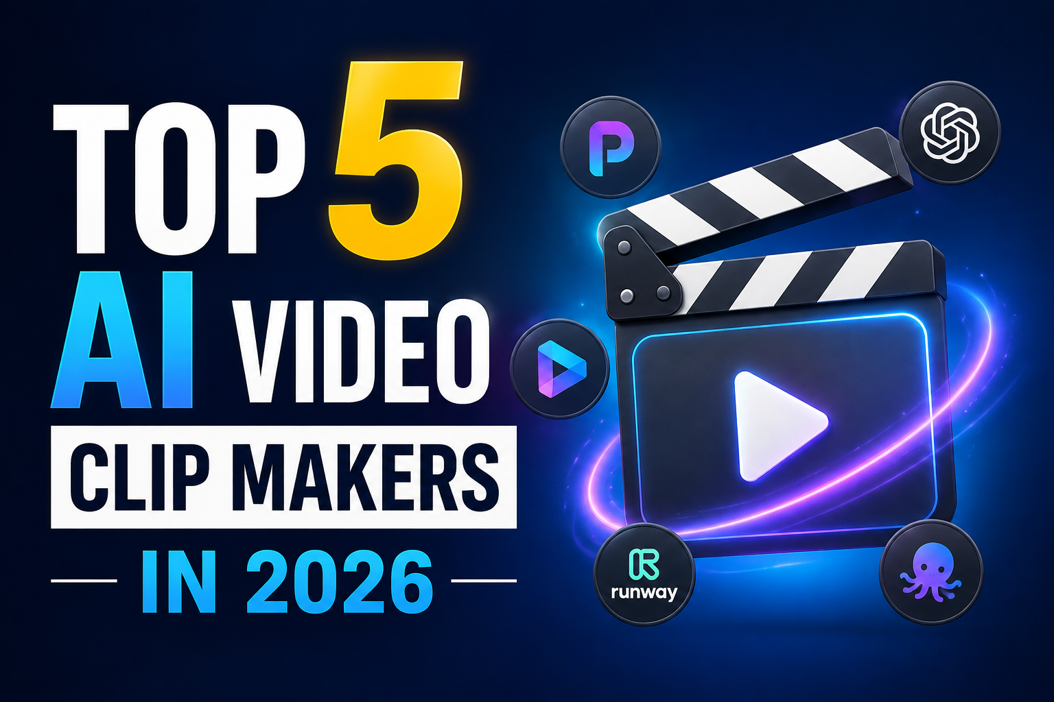 Top 5 AI Video Clip Makers in 2026